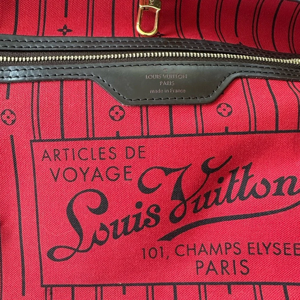 Louis Vuitton Neverfull Damier Ebene